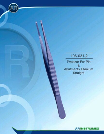 Tweezers For Pin & Abutments Titanium Straight – AR Instrumed, Bone Rongeurs & Chisels