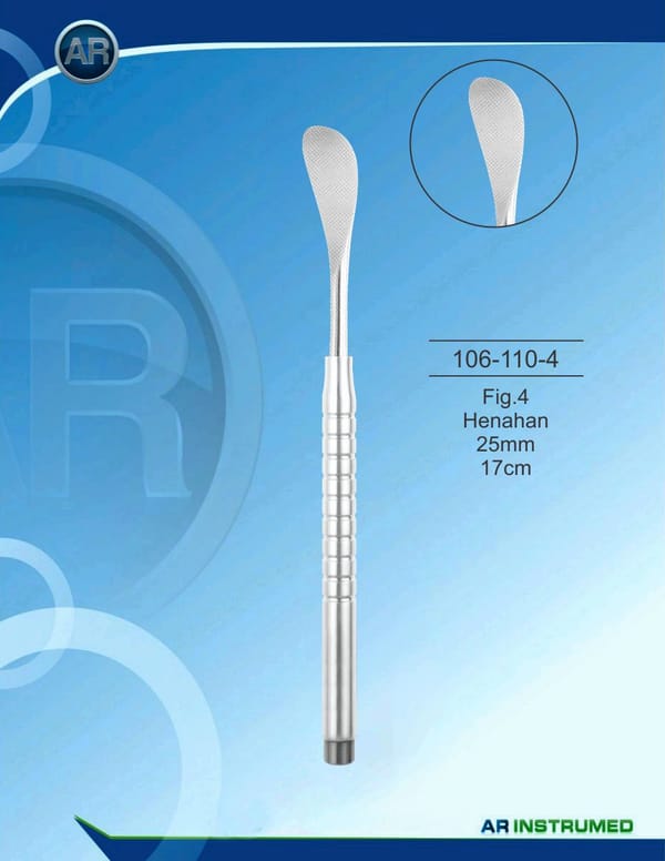 Retractor Fig.4 Henahan 25mm 17cm