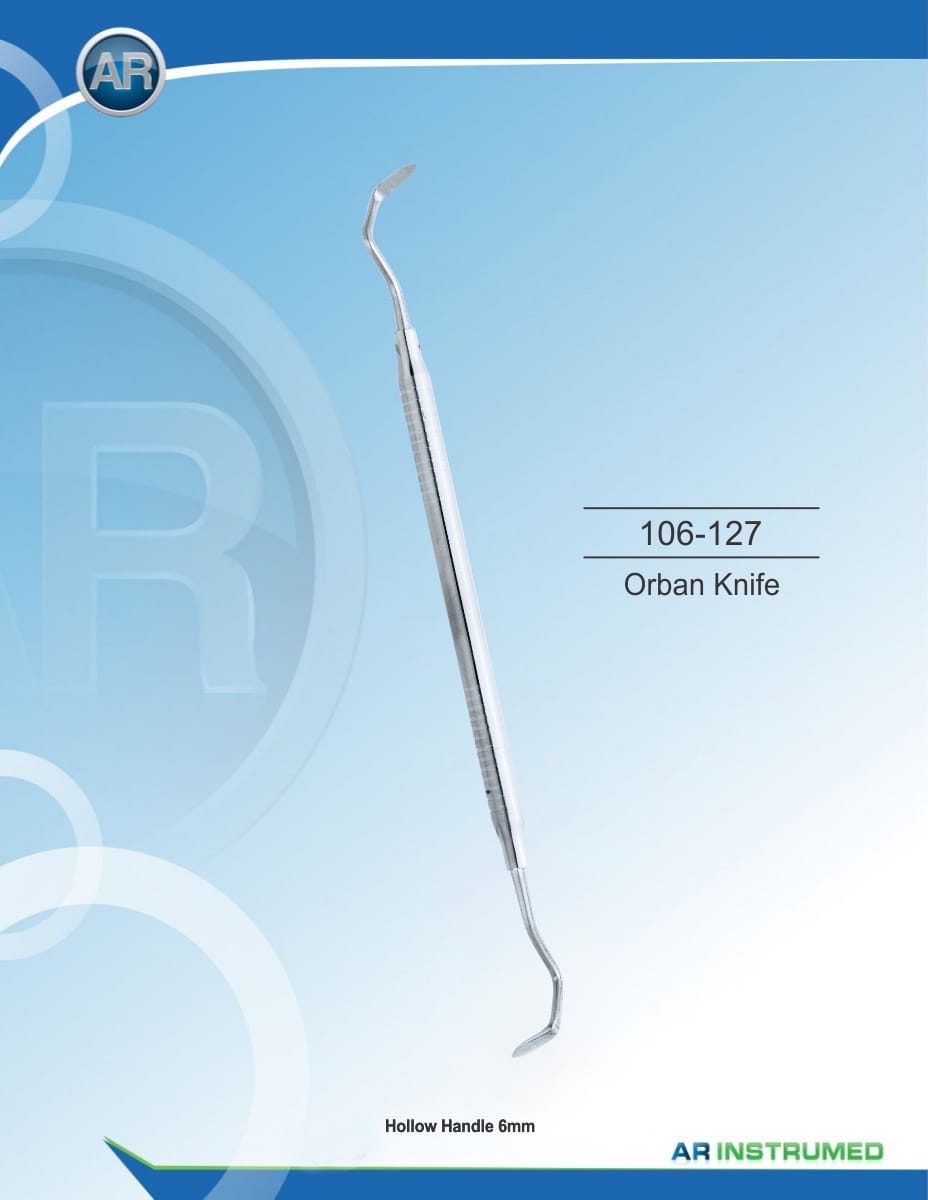 Orban Knife Solid Handle 6mm – AR Instrumed, Periodontal Surgery