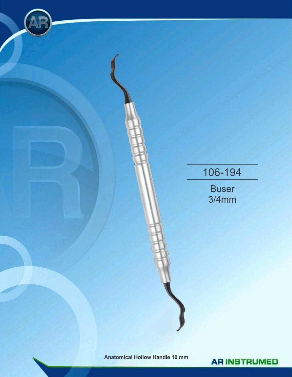 Buser 3/4mm Hollow Handle 10mm – AR Instrumed, Chirurgische Instrumente