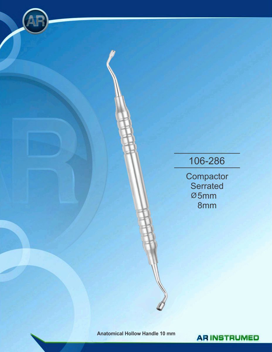 Compactor Plain 5mm 8mm Hollow Handle 10mm – AR Instrumed, Implant Surgical Kits