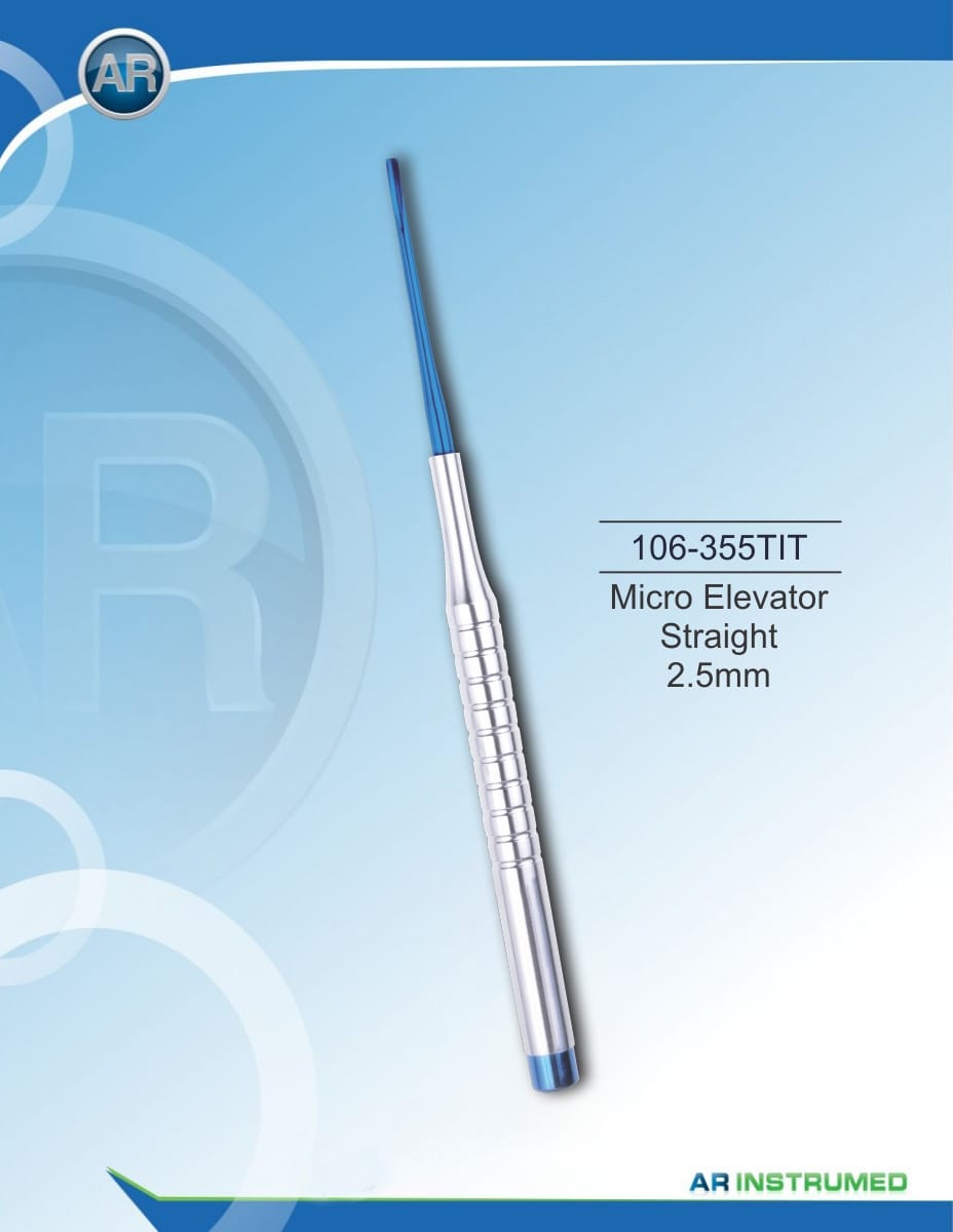 Micro Elevator Straight 2.5mm – AR Instrumed, Root Elevators