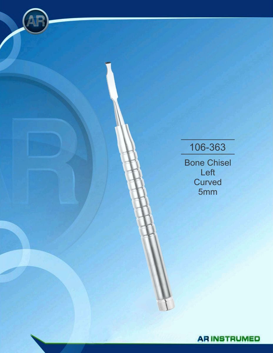 Bone Chisel Curved 5mm – AR Instrumed, Chirurgische Instrumente