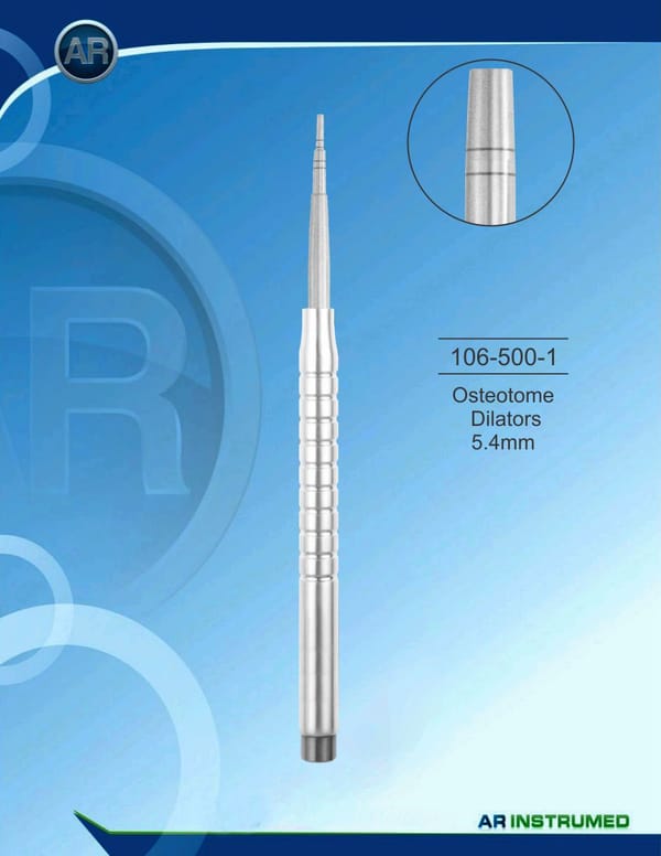 Osteotome Dilators 5.4mm