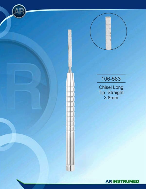 Chisel Long Tip Straight 3.8mm