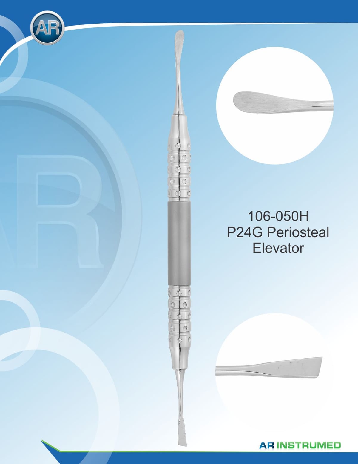 P24G Elevator 4.0mm/4.0mm 17.5cm – AR Instrumed, Surgical Instruments