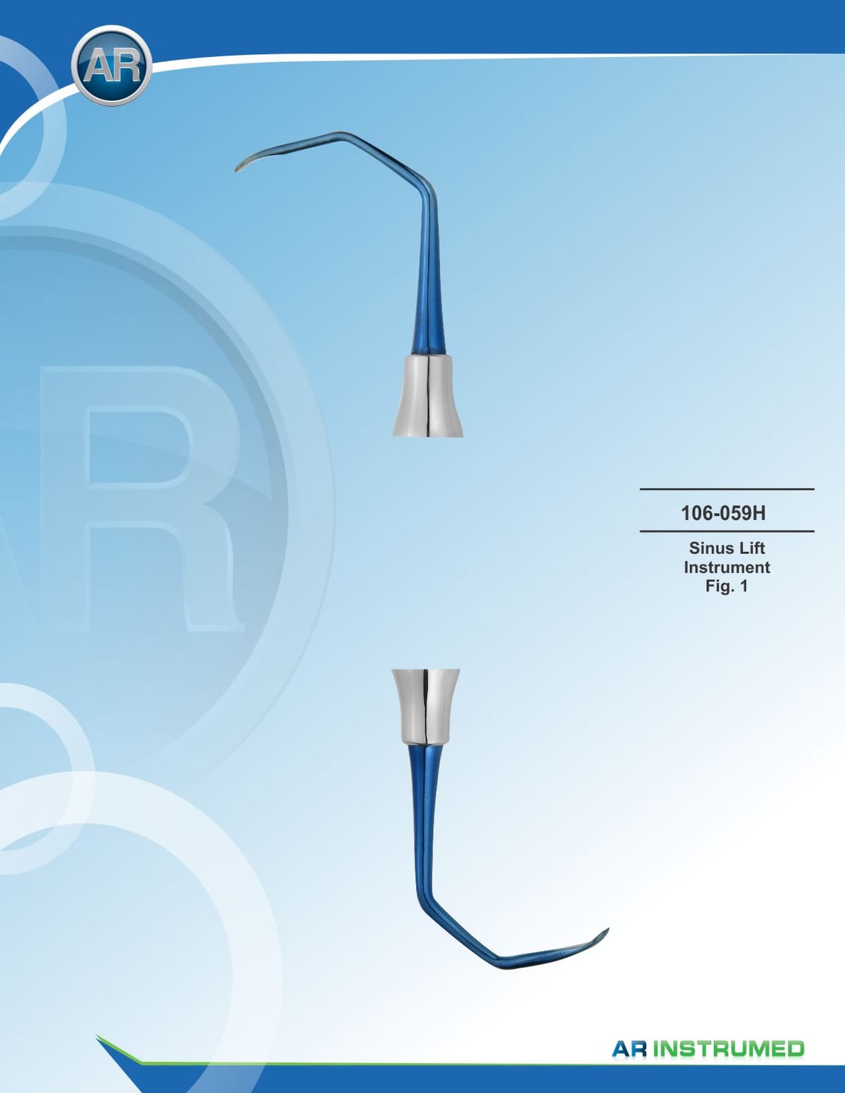 Sinus Lift Instrument Fig.1 – AR Instrumed, Chirurgische Instrumente