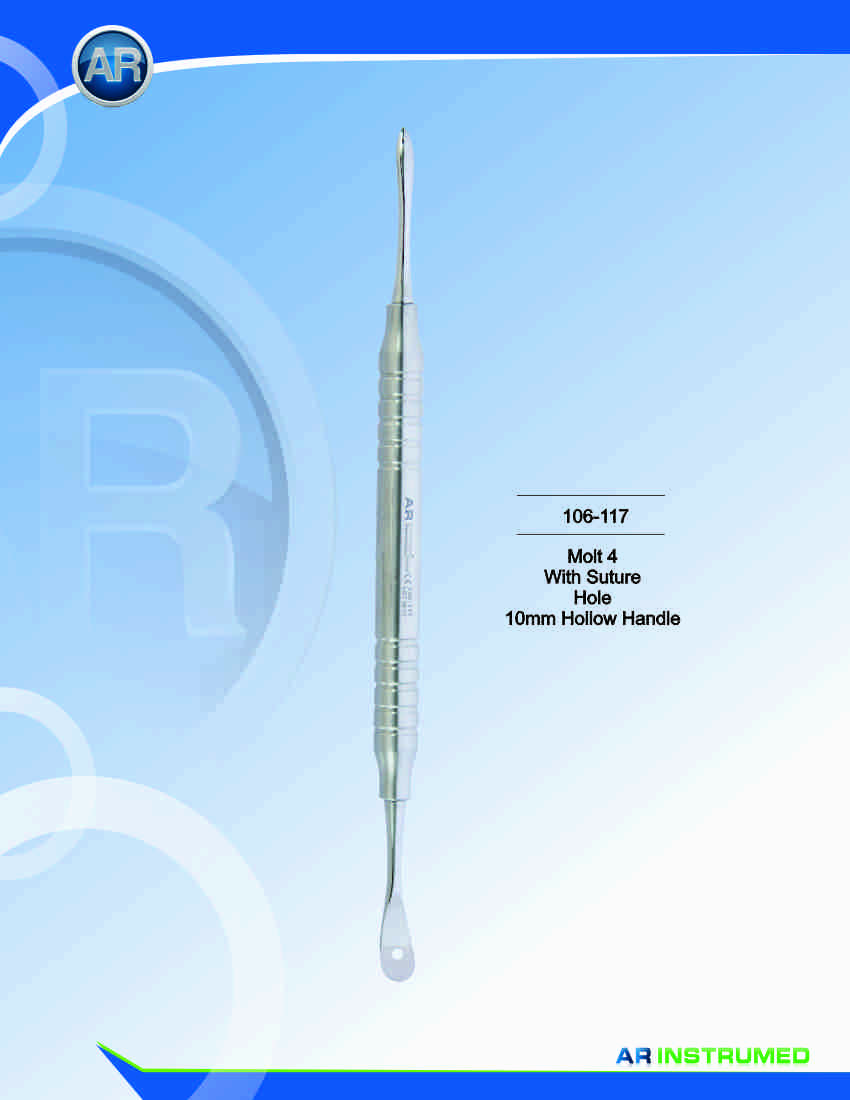 Molt 4 with Suture Hole – AR Instrumed, Surgical Hand Instruments