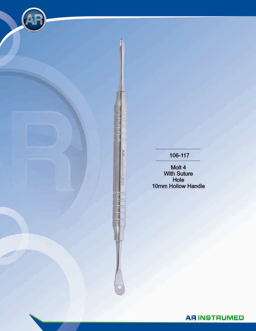 Molt 4 with Suture Hole – AR Instrumed, Chirurgische Instrumente