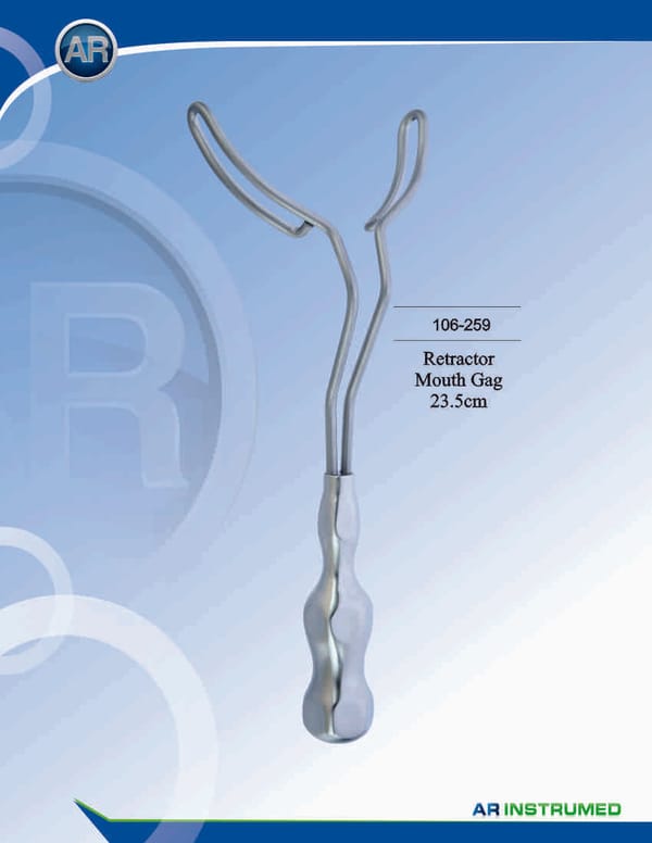 Retractor Mouth Gag 23.5cm