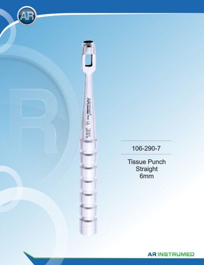 Tissue Punch Straight 6mm – AR Instrumed, Chirurgische Instrumente