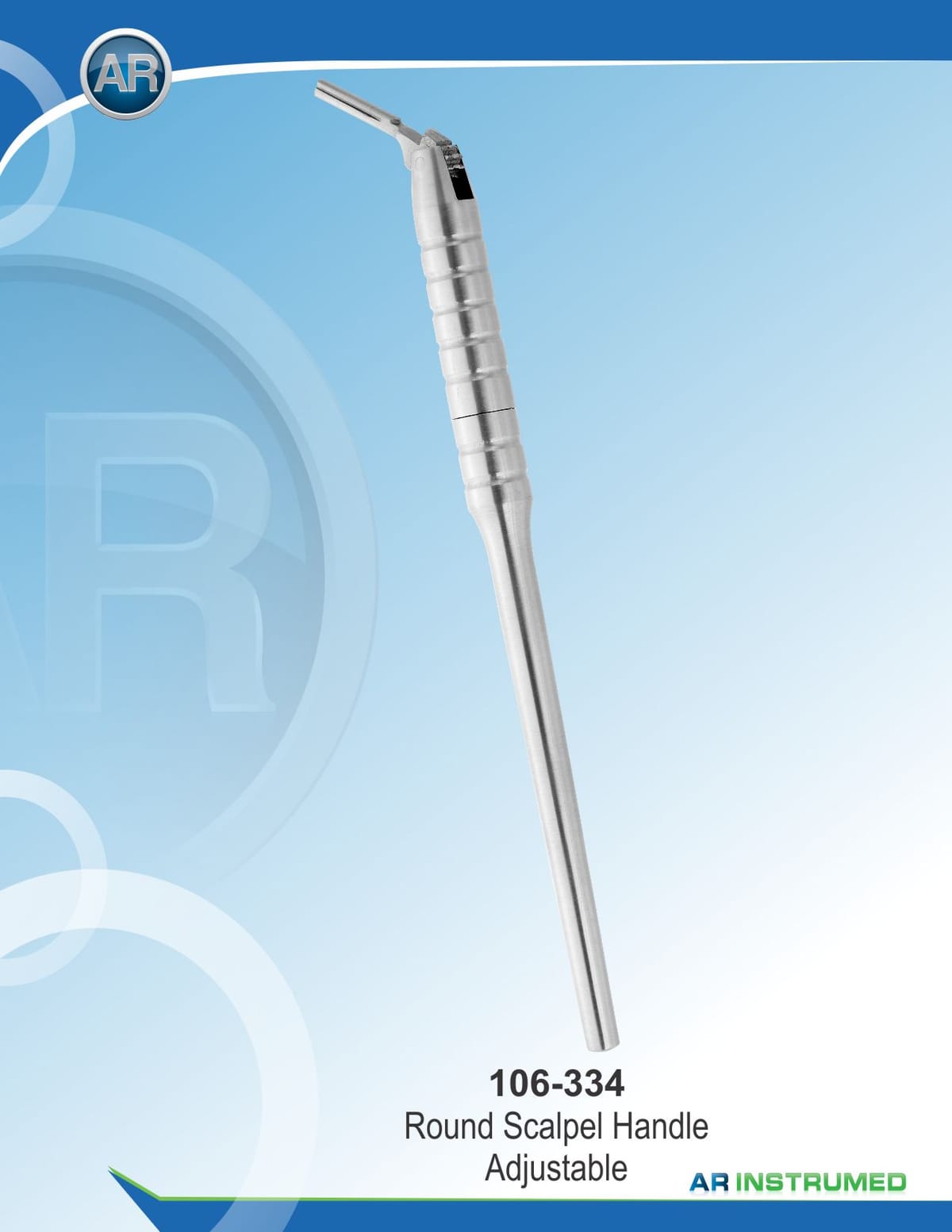 Round Scalpel Handle Adjustable 170mm – AR Instrumed, Scalpels and Accessories
