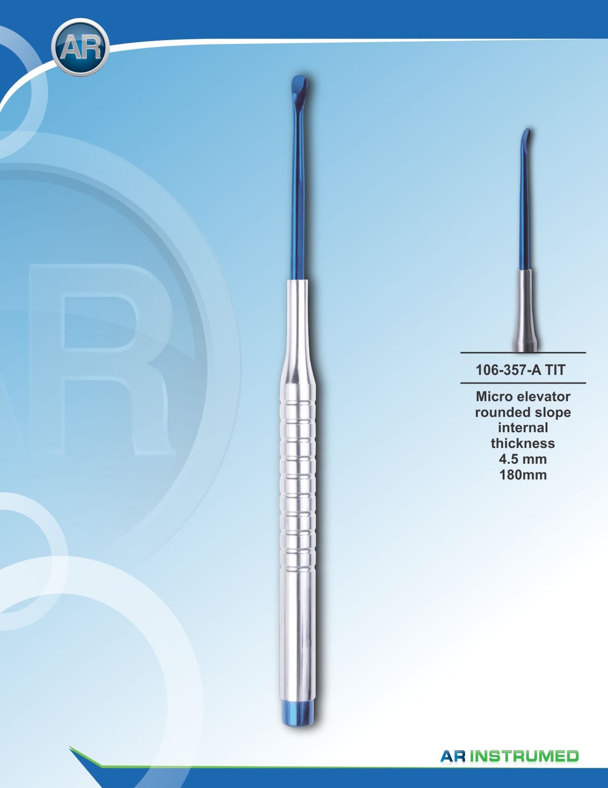 Micro Elevator 4.5mm – AR Instrumed, Root Elevators