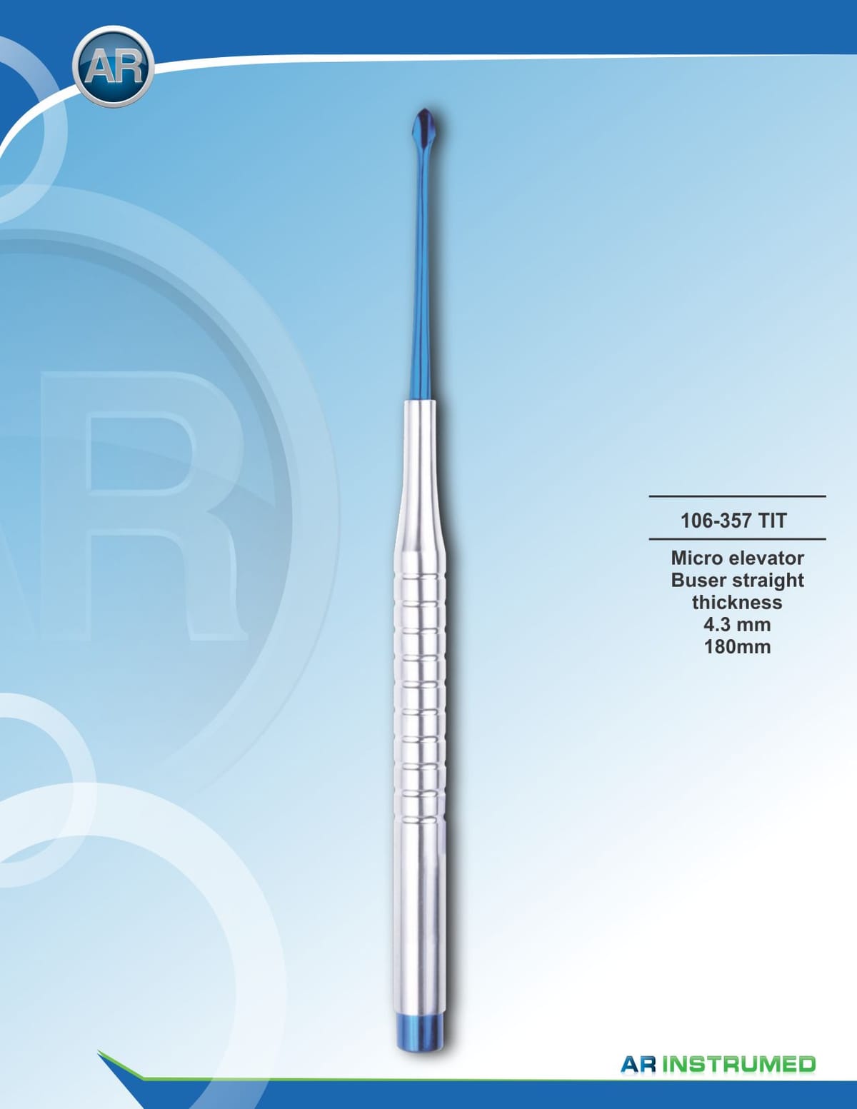 Micro Elevator 3.5mm – AR Instrumed, Root Elevators