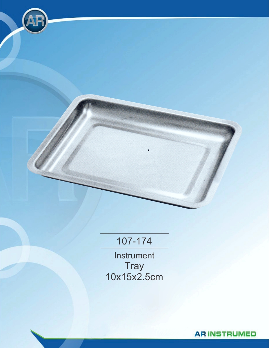 Instrument trays 10x15x2.5cm