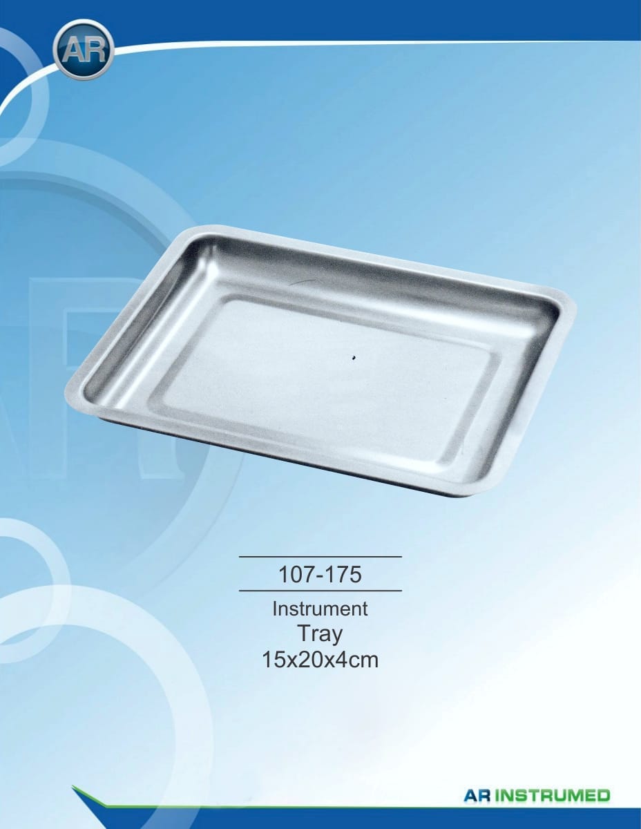 Instrument trays 15x20x4cm – AR Instrumed, Trays, Sterilization Containers and Accessories