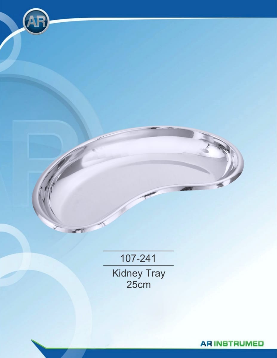 Kidney Tray 25cm – AR Instrumed, Trays, Sterilization Containers and Accessories