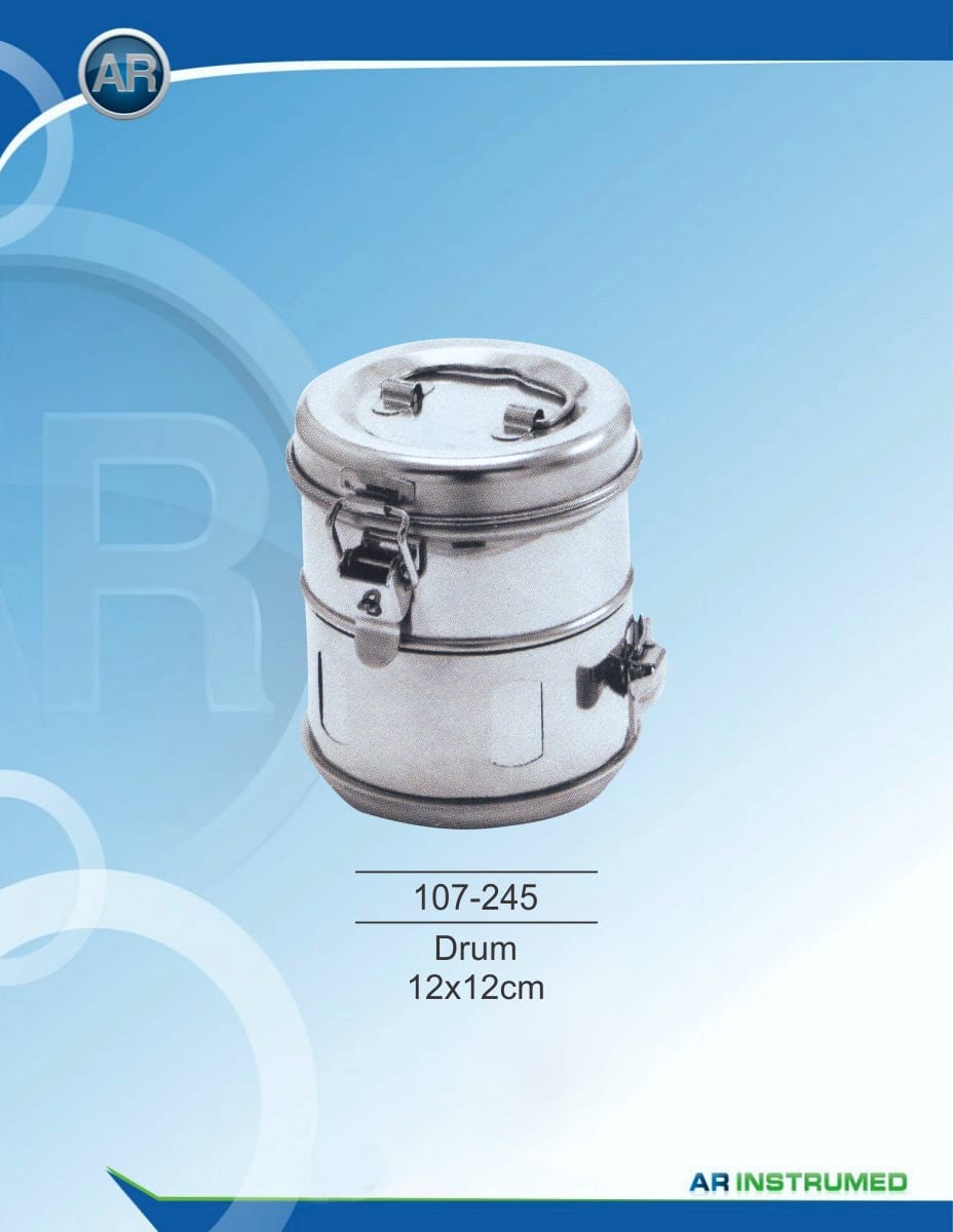 Drum 12x12cm – AR Instrumed, Trays, Sterilcontainer und Zubehör