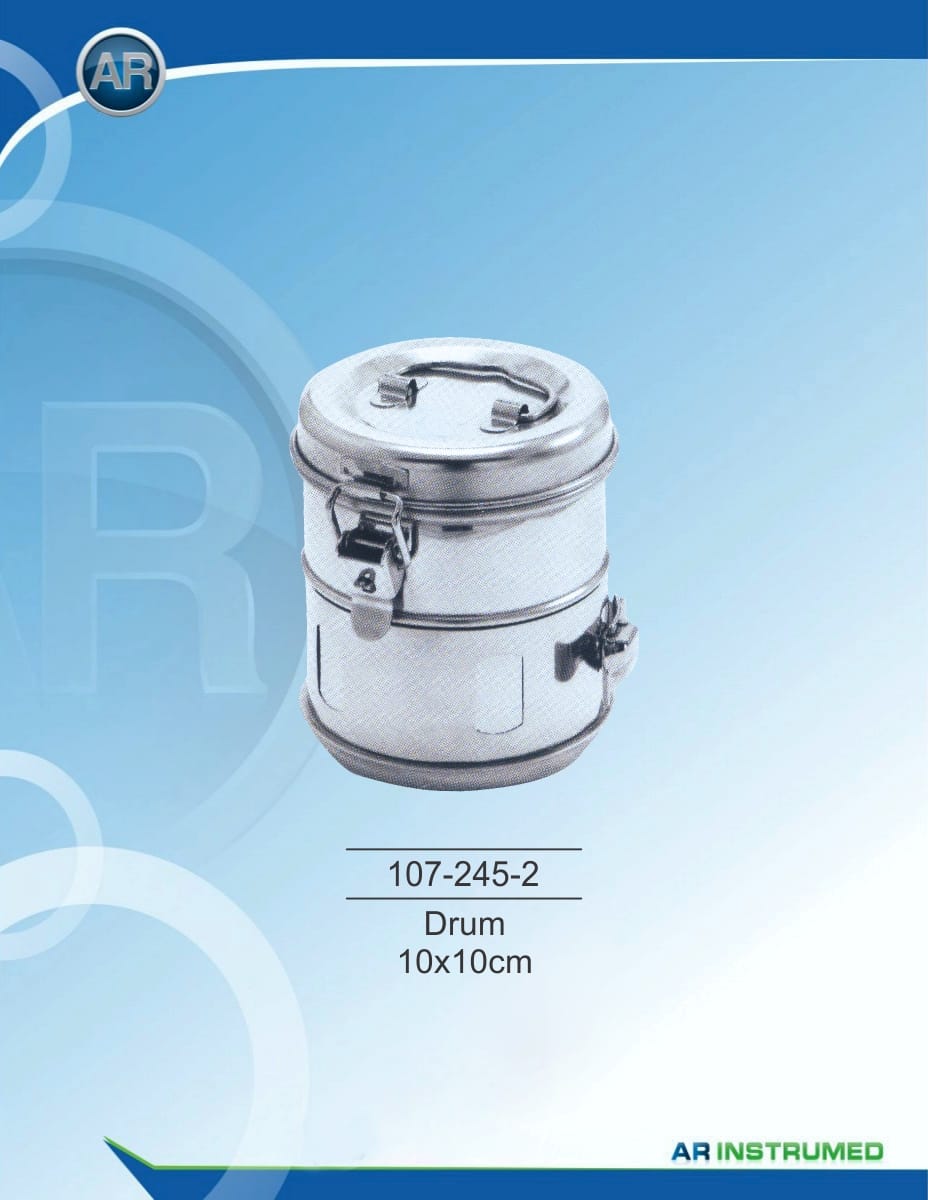 Drums 10x10cm – AR Instrumed, Trays, Sterilization Containers and Accessories
