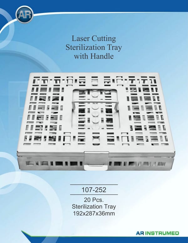 20 pieces. Cassette Holding Tray 192x287x36mm