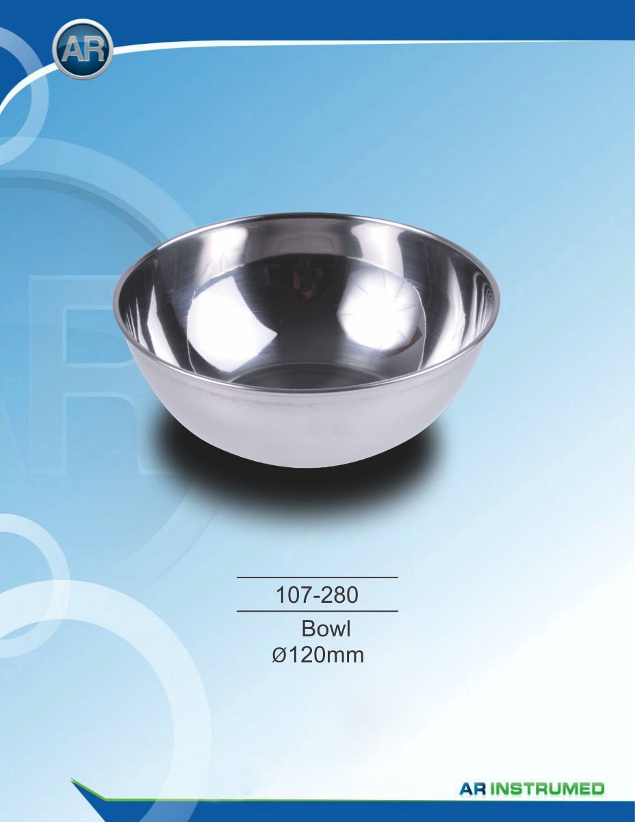 Bowl 120mm – AR Instrumed, Sterilization Containers & Trays