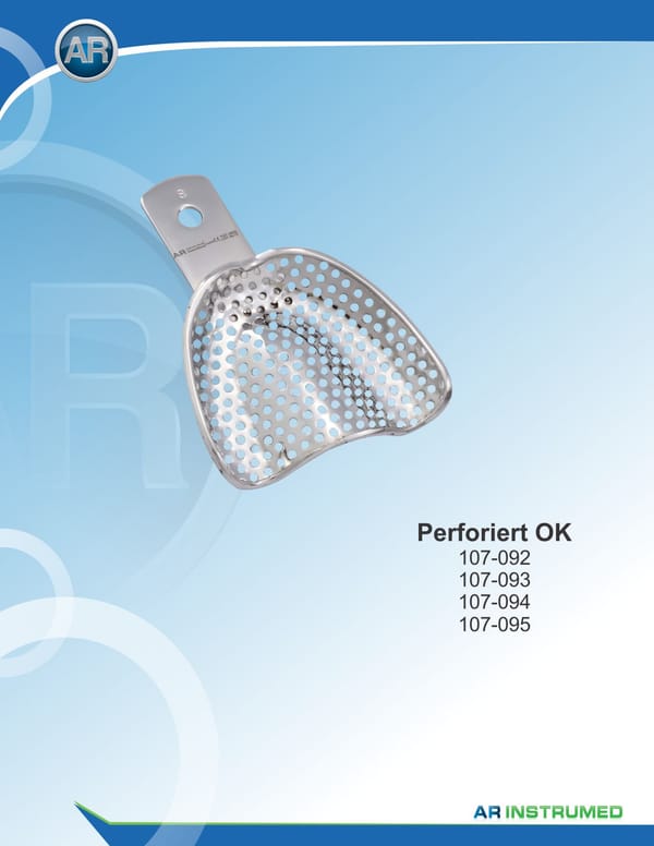Impression Trays Perforated Upper Jaw Fig.3 Large