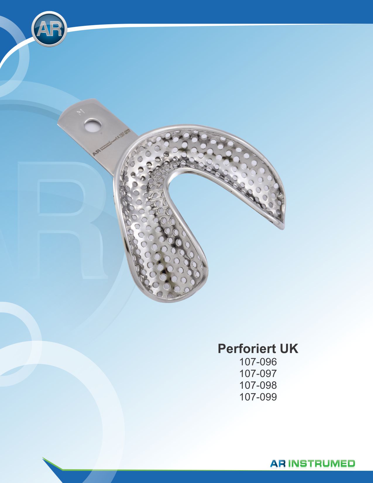 Impression Trays Perforated Lower Jaw Fig.4 Extra Large