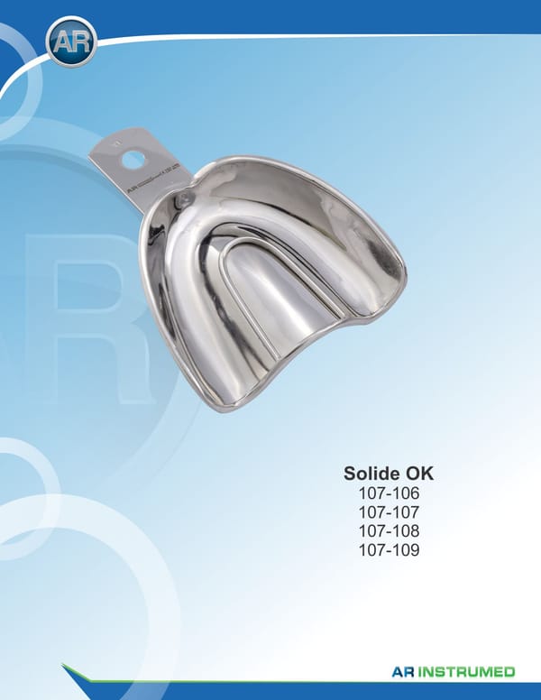 Impression Trays Solid Upper Jaw Fig.4 Extra Large
