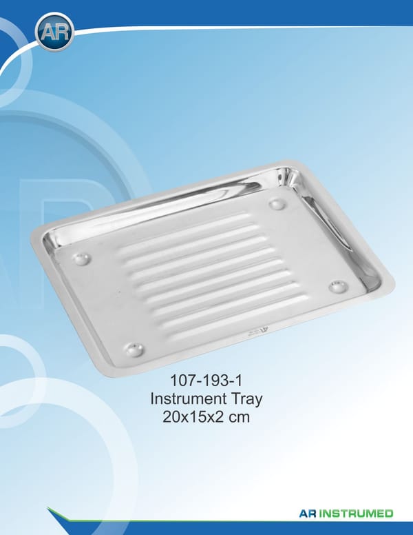 Instrument Tray 20x15x2cm