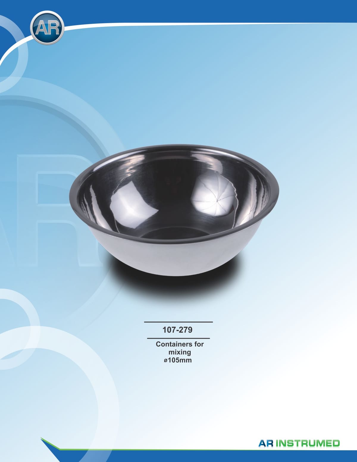 Bowl 105mm – AR Instrumed, Trays, Sterilization Containers and Accessories
