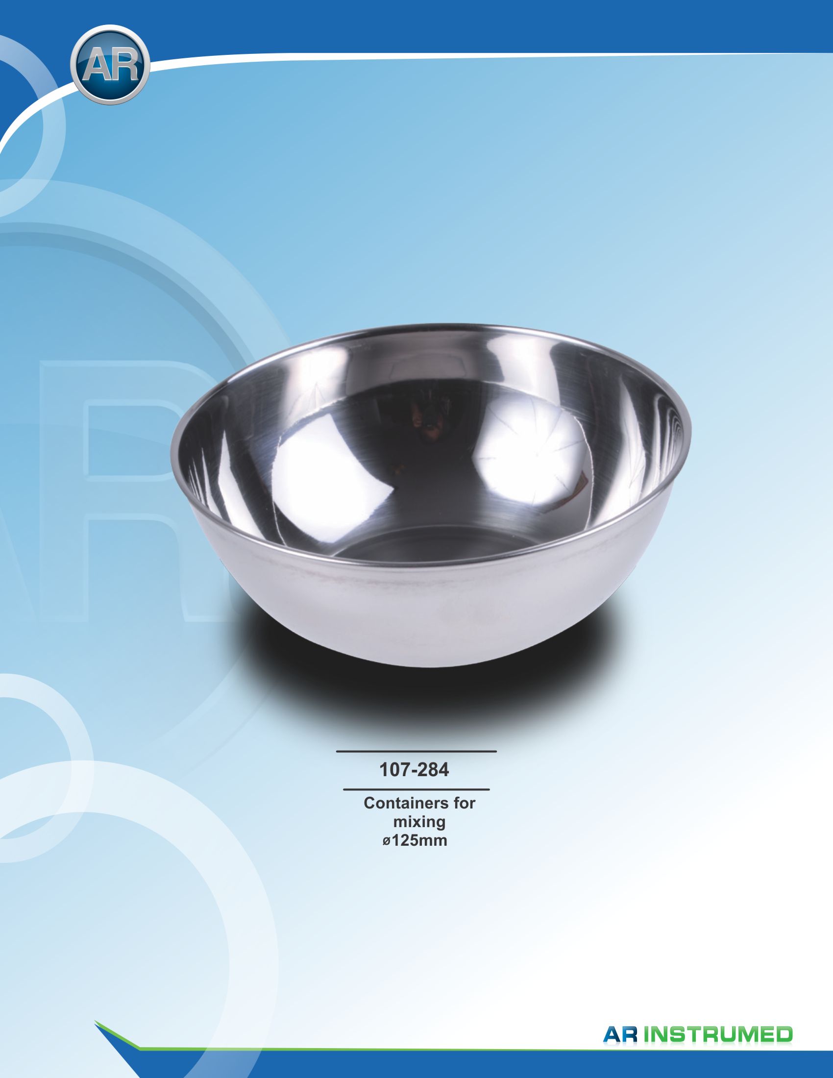 Bowl 125mm – AR Instrumed, Instrument Cassettes & Trays