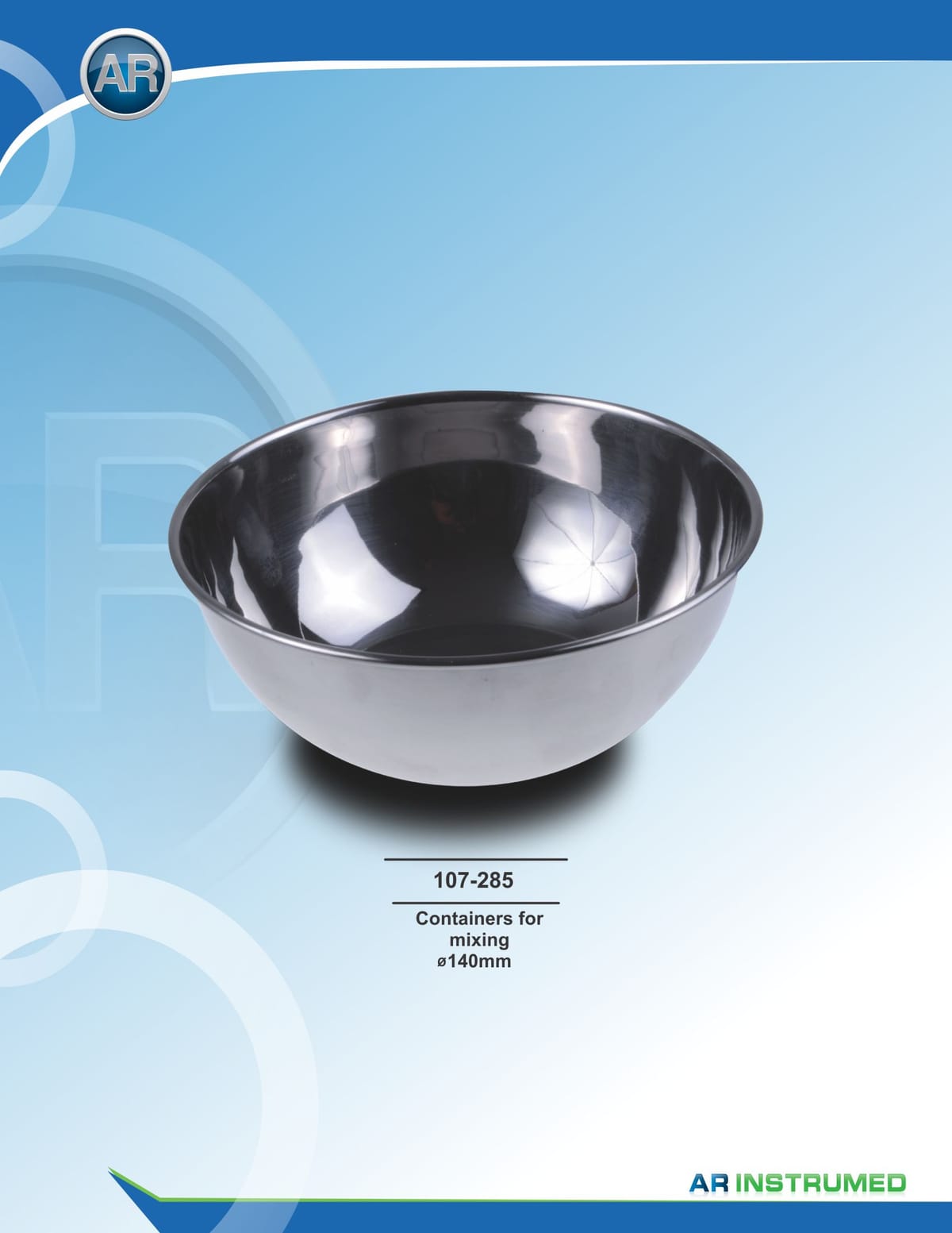 Bowl 140mm – AR Instrumed, Trays, Sterilcontainer und Zubehör