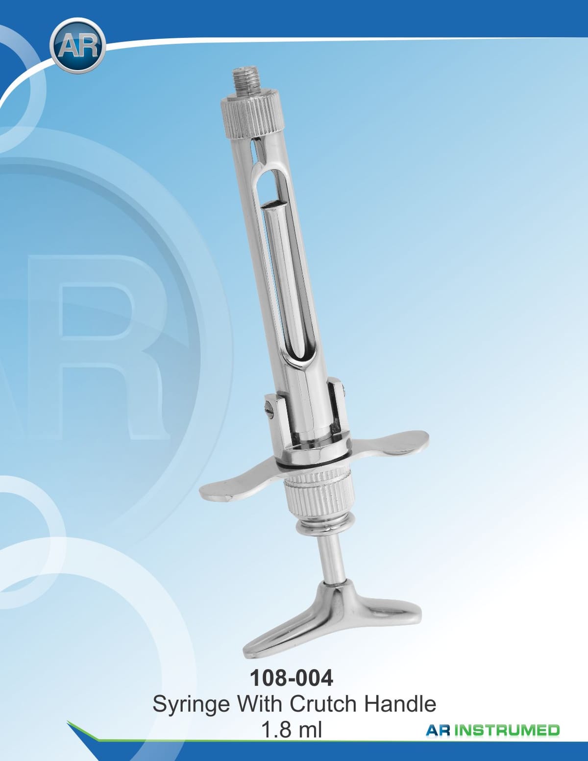 T-Handle Type Syringe 1.8ml EU Needle – AR Instrumed, Injectable Anesthetics