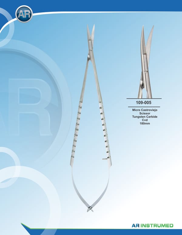 Micro Castroviejo Scissor Curved 18cm