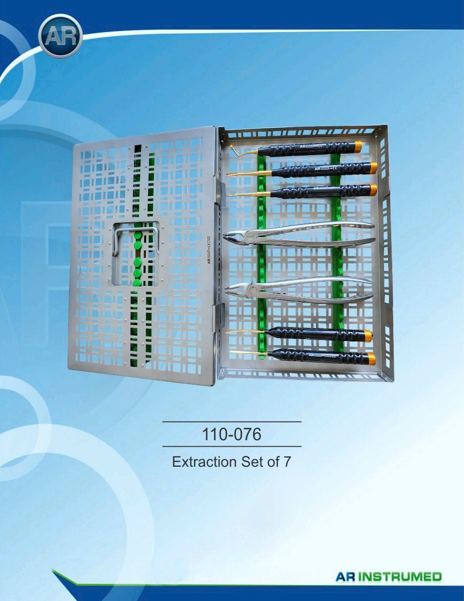 Extraction Set of 7 pieces – AR Instrumed, Extraktionszangen
