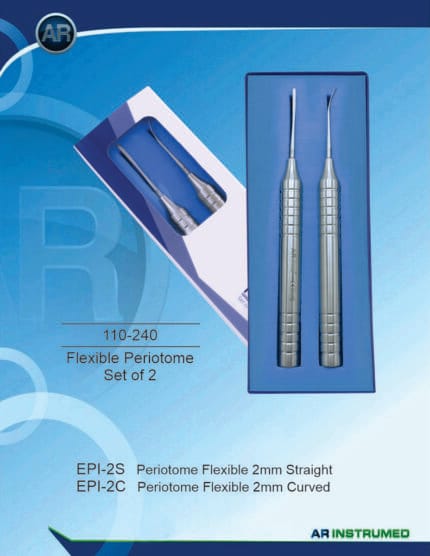 Flexible Periotome-Set, 2 Stück – AR Instrumed, Root Elevators