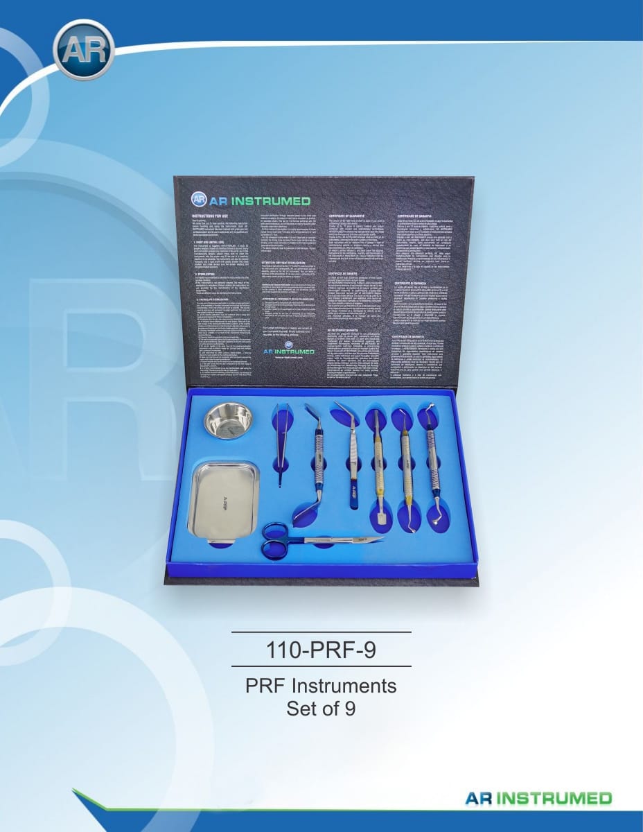 PRF Instruments Set of 9 – AR Instrumed, Periodontal Surgery