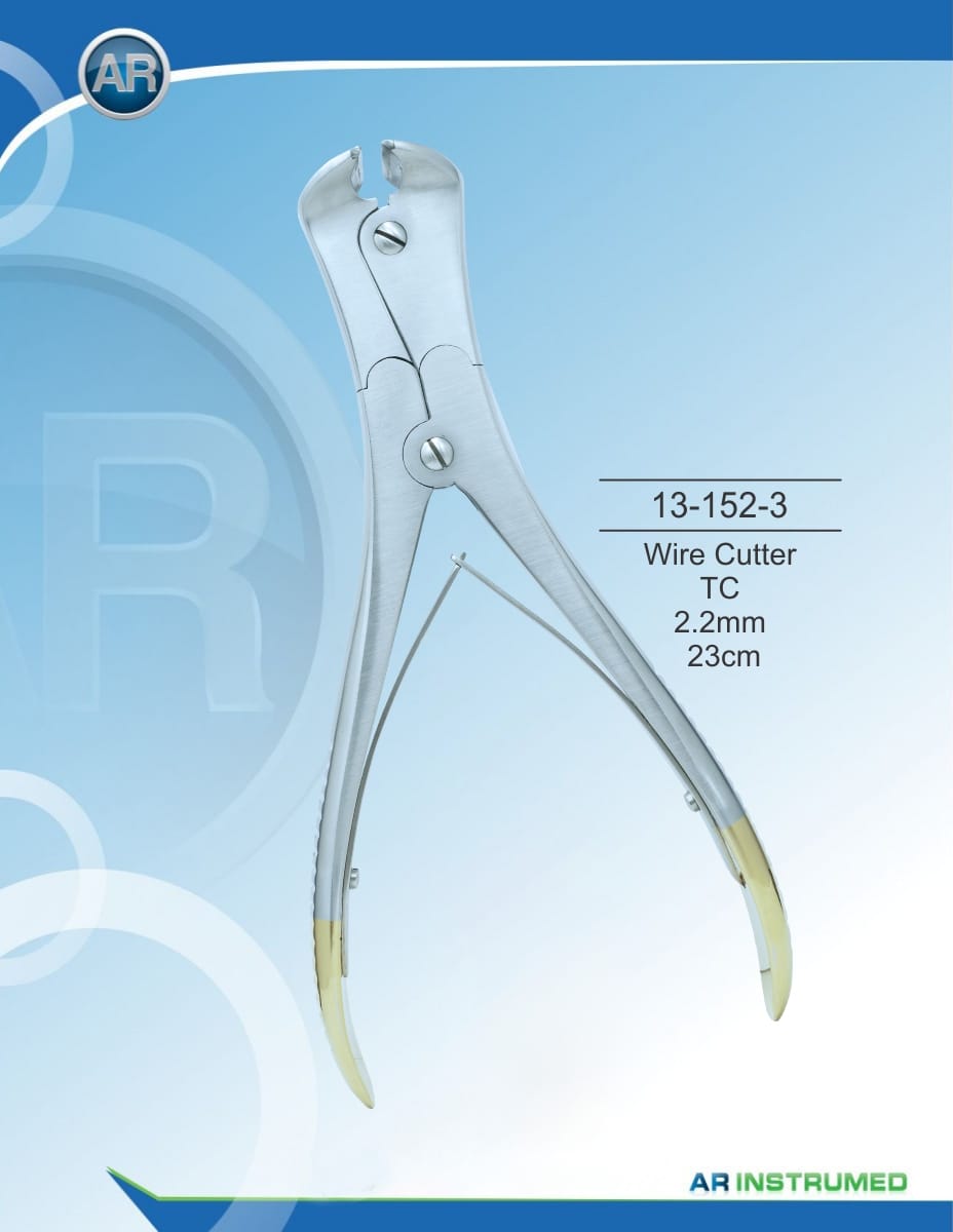 Wire Cutter TC 2.2mm 23cm – AR Instrumed, Chirurgische Instrumente