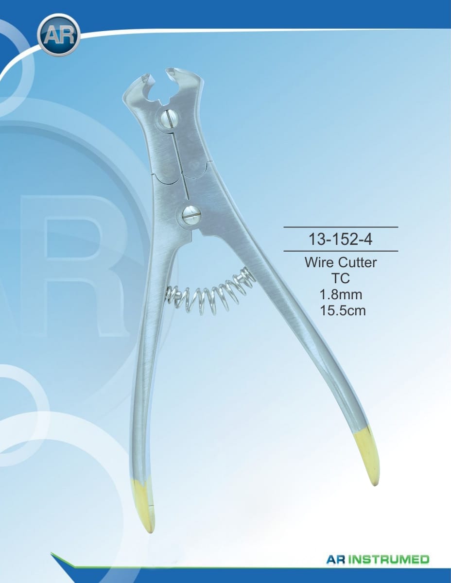 Wire Cutter TC 1.8mm 15.5cm – AR Instrumed, Surgical Instruments