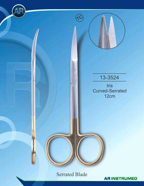 Iris Curved-Serrated 12cm