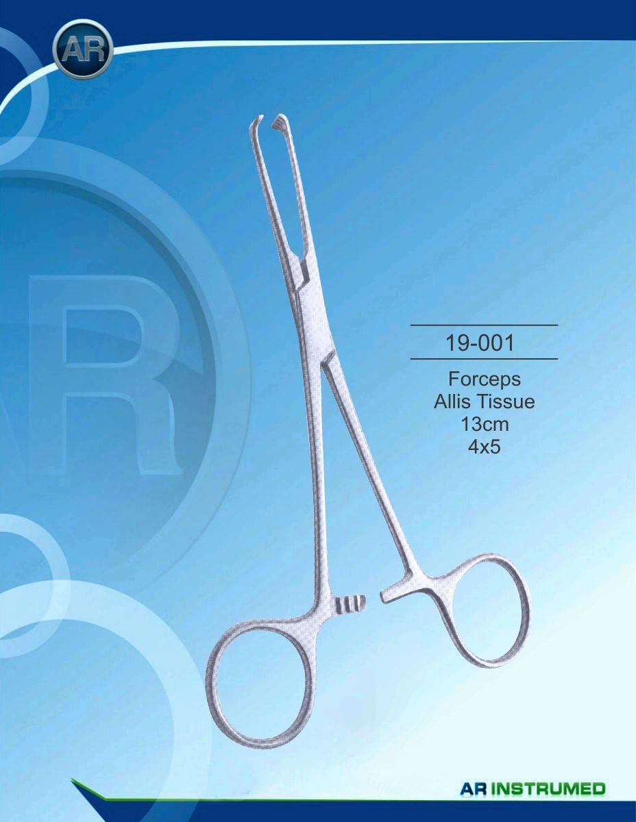 Forceps Allis Tissue 13cm 4x5 – AR Instrumed, Surgical Instruments