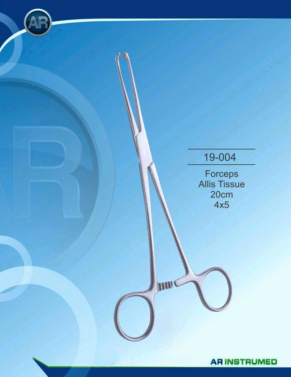 Forceps Allis Tissue 20cm 4x5 – AR Instrumed, Surgical Instruments