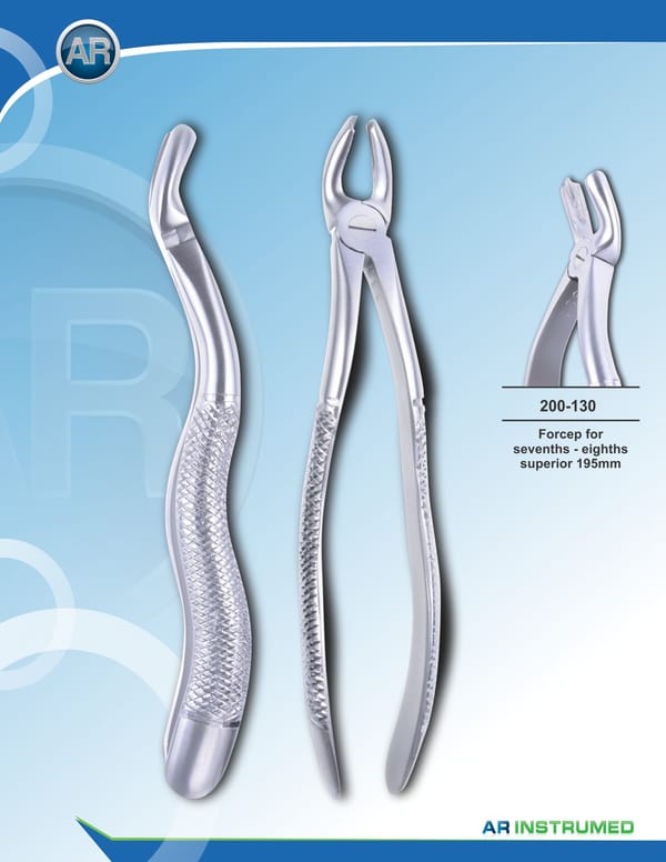 Forcep for Sevenths-Eighths Superior 19.5cm