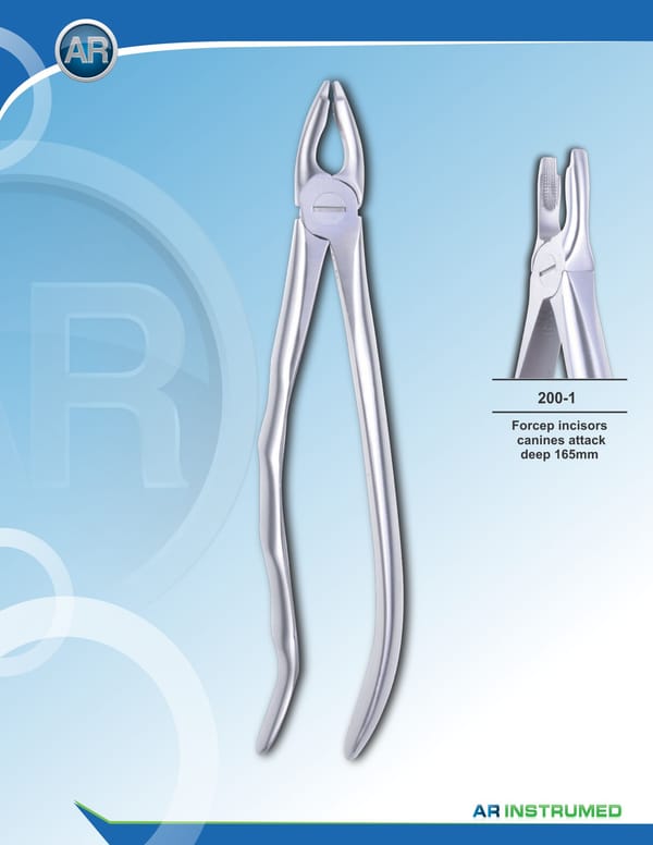 Forcep Incisors Canines Attack Deep 16.5cm
