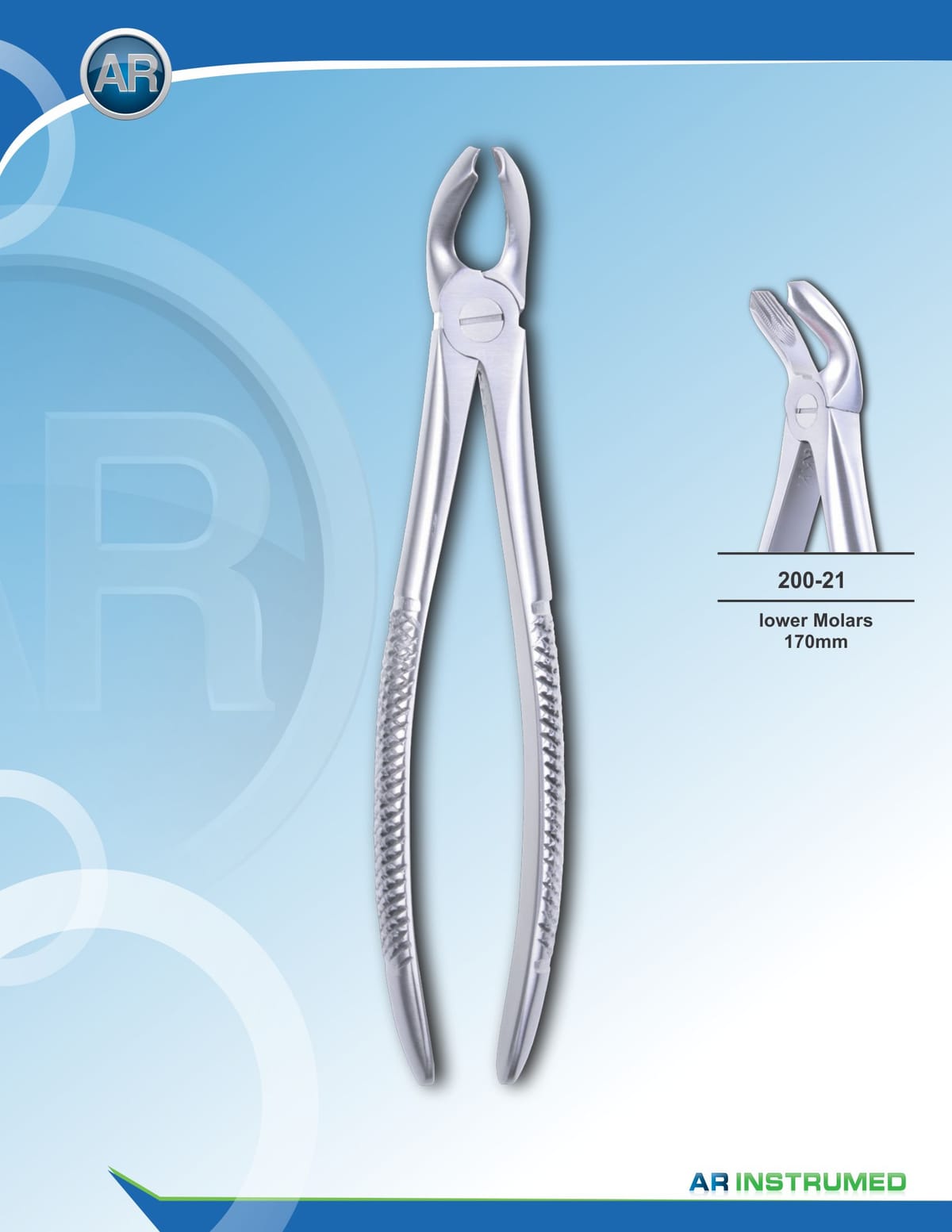 Lower Molars 17cm – AR Instrumed, Extraktionszangen