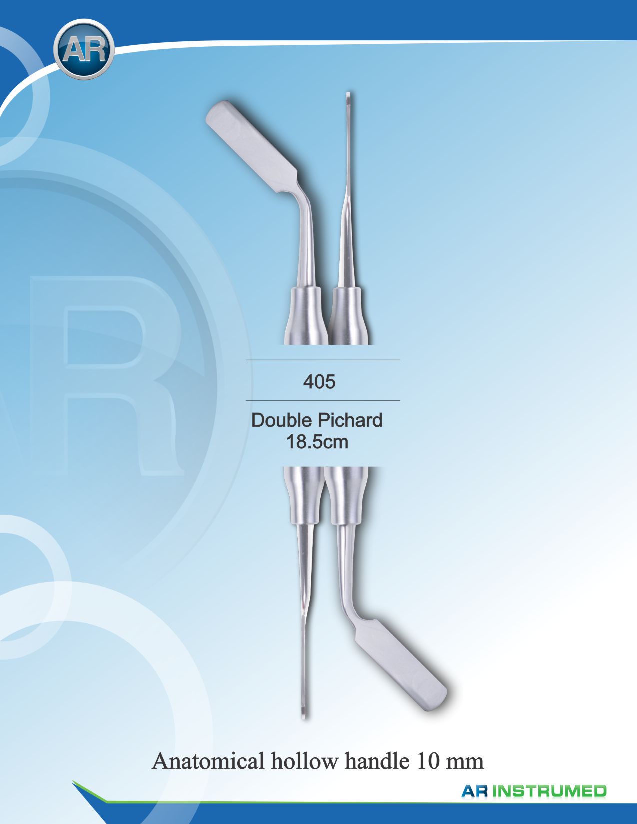 Double Pichard 8.8mm/8.8mm 18.5cm