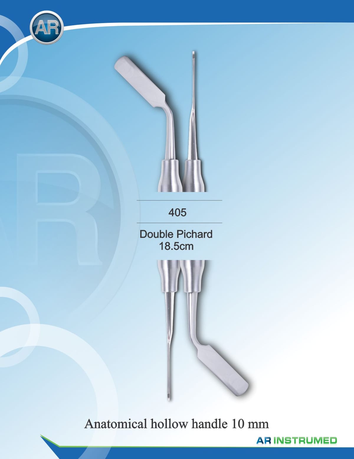 Double Pichard 8.8mm/8.8mm 18.5cm – AR Instrumed, Chirurgische Instrumente