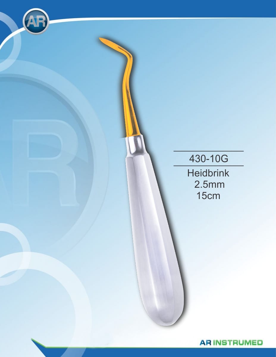 Heidbrink Root Elevator 3mm 15cm – AR Instrumed, Root Elevators