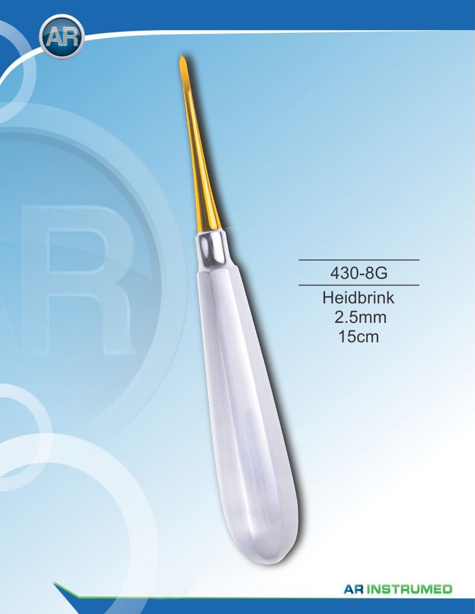 Heidbrink Root Elevator 3mm 15cm – AR Instrumed, Root Elevators
