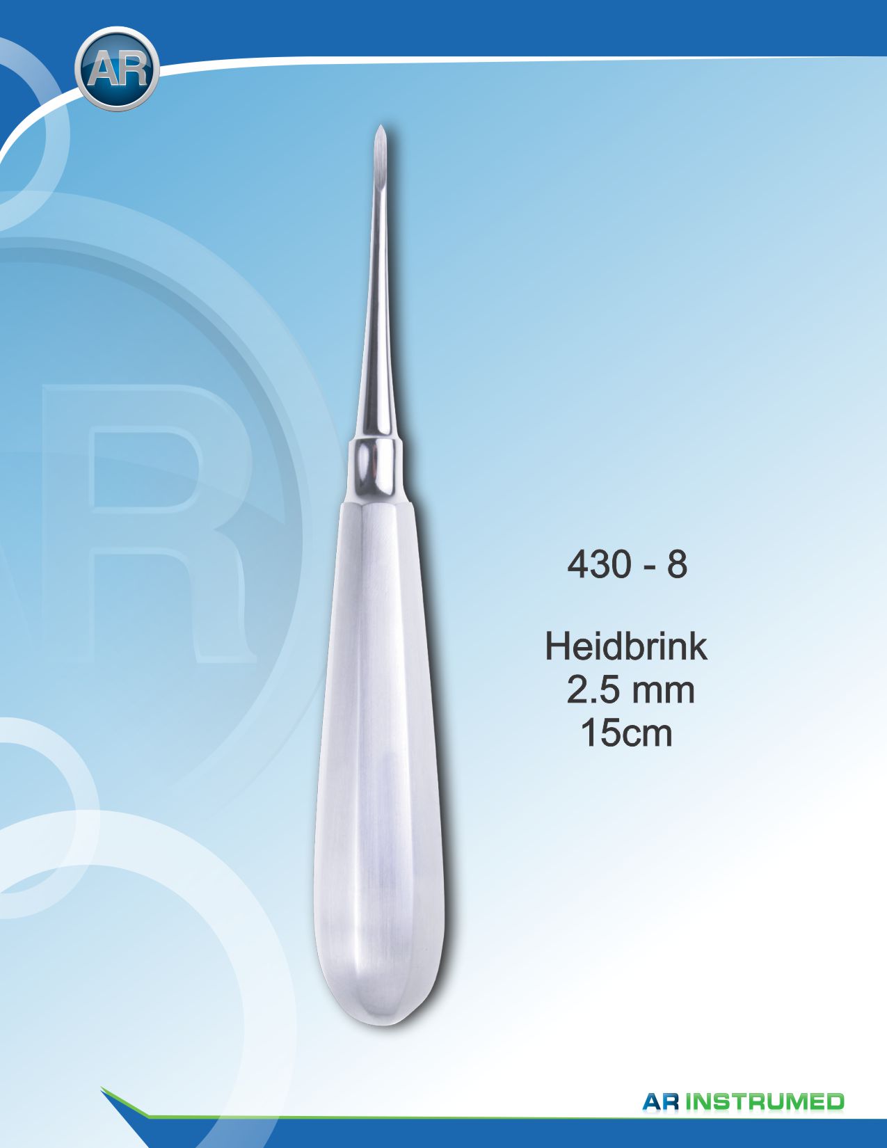 Heidbrink Elevator 3mm 15cm – AR Instrumed, Elevators